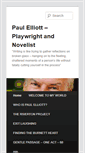 Mobile Screenshot of paulelliottwriter.com